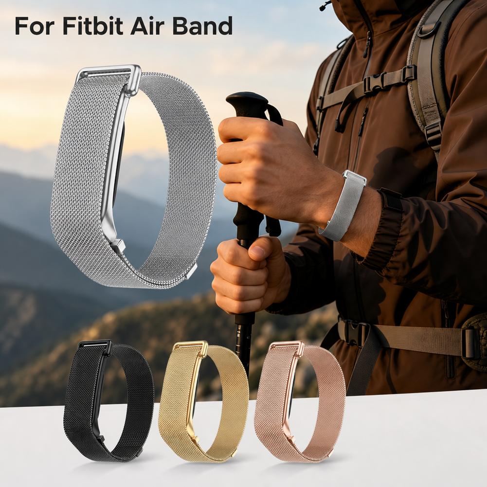 Milanese Loop Magnetic - 구글 핏빗 에어용 마그네틱 밀라노 시계