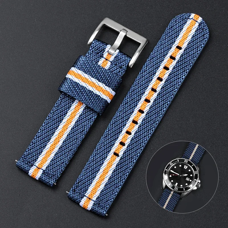 Nato Strap Nylon - 세이코 남성용 밀리터리 스포츠 팔찌 용