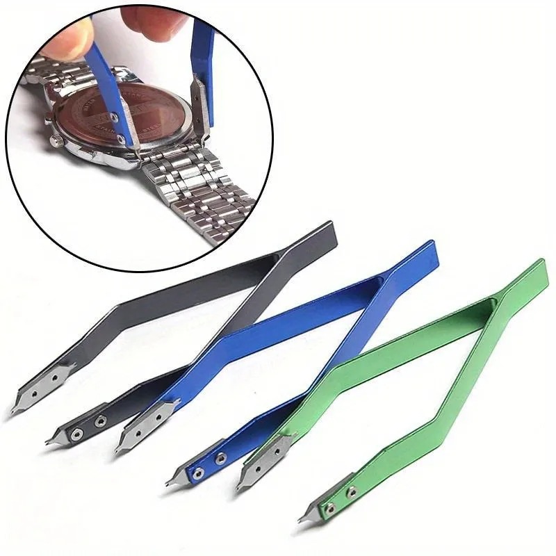 Spring Bar Tool Set - 전문가용 스테인리스 스틸 V형 시계줄 핀셋