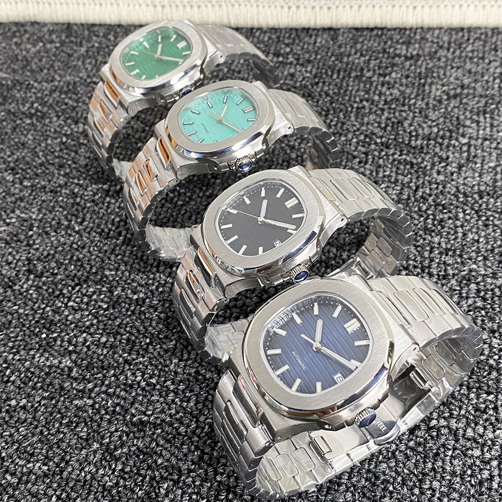 Patek Philippe Watch Nautilus - 2024 고급 42MM 남성용 시계 기계식