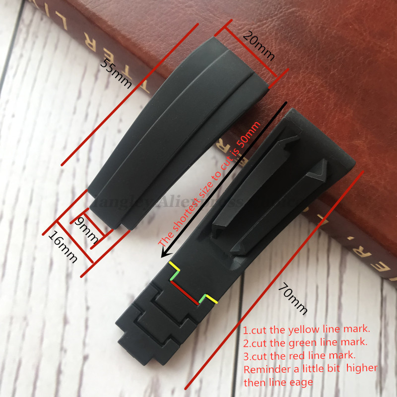 롤렉스 고무 손목 요트 데이토나 잠수함 블랙 그린 워터 - Curved Spring Bar 리뷰 및 가격