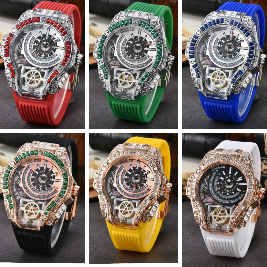 풀 다이아몬드 케이스 비즈니스 럭셔리 탑 남성 시계 고 - Omega Watch Constellation 리뷰 및 가격