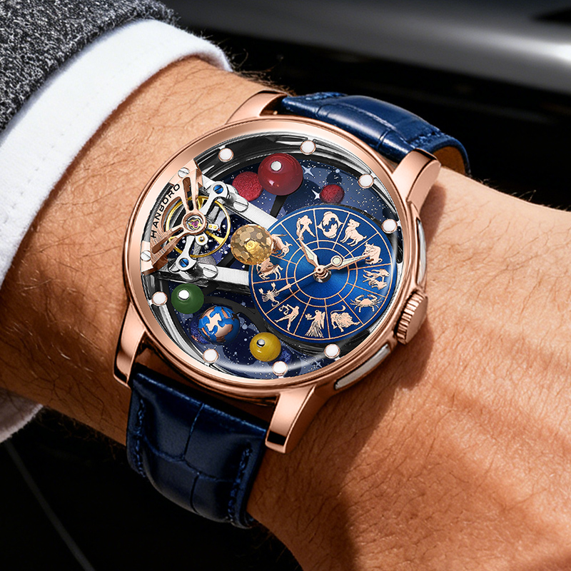 별이 빛나는 하늘 시계 남성용 스켈레톤 자동 기계식 럭 - Omega Watch Constellation 리뷰 및 가격