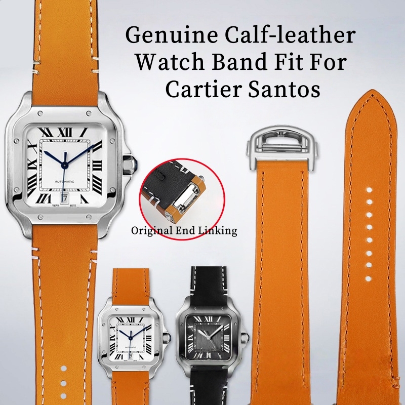 까르띠에 산토스 정품 소가죽 시계 스트랩 19mm/21 - Cartier Watch Ballon Bleu 리뷰 및 가격