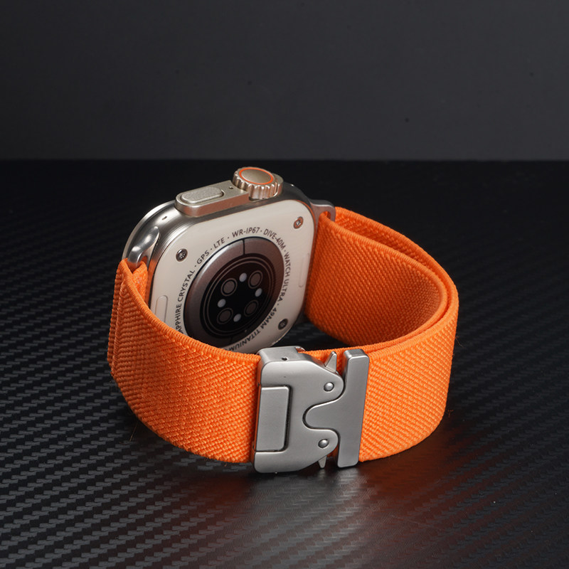 애플 워치용 나일론 낙하산 스트랩, 49mm, 44mm - Parachute Strap Elastic 리뷰 및 가격