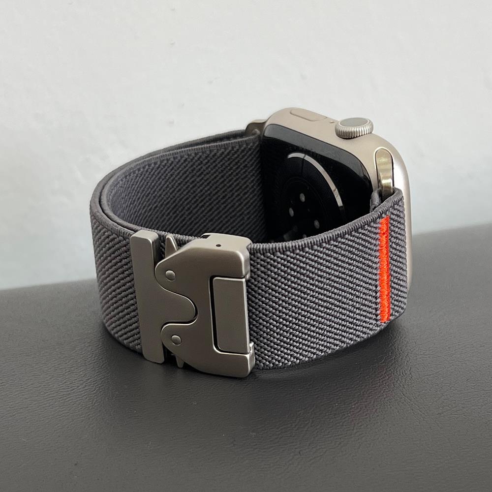 애플 워치용 나일론 낙하산 스트랩, 49mm, 44mm - Parachute Strap Elastic 리뷰 및 가격